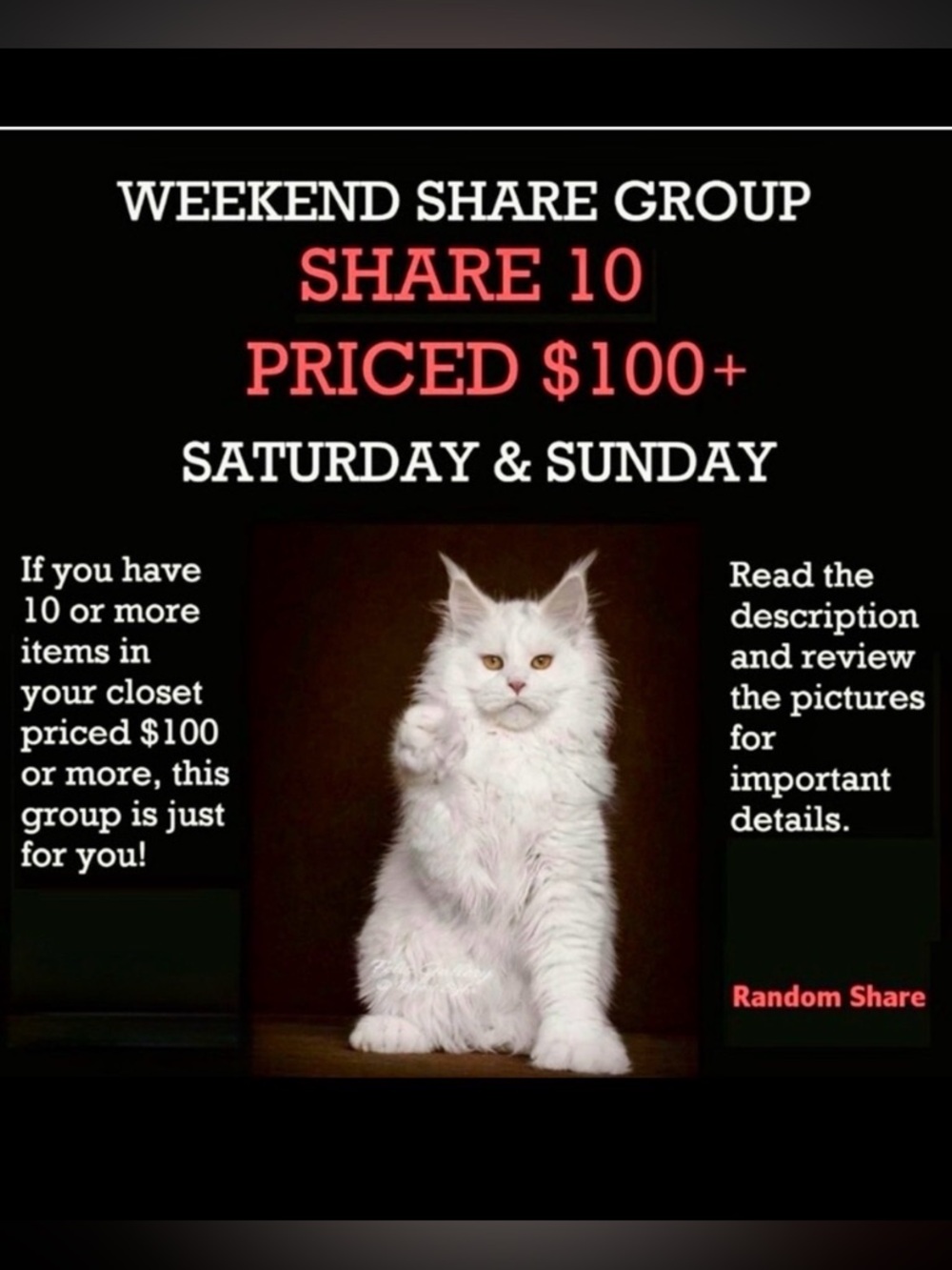 4/17 this GROUP is now run by @lenoregarnhum. Find us in her Closet! 😸😽🤗😸😽🤗